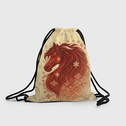 Рюкзак-мешок Славянский конь, цвет: 3D-принт