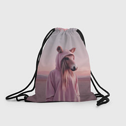 Мешок для обуви Лошадка в худи