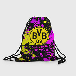 Рюкзак-мешок Borussia абстрактные краски текстура, цвет: 3D-принт