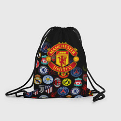 Рюкзак-мешок Манчестер логотипы команд, цвет: 3D-принт