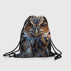 Мешок для обуви Лунная сова в лесу