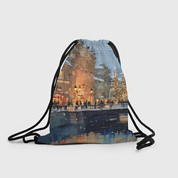 Мешок для обуви Снежный вечер в Питере