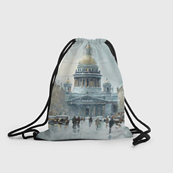 Мешок для обуви Санкт-Петербург зимний пейзаж
