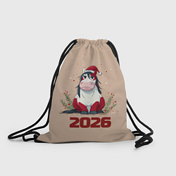 Рюкзак-мешок Карикатурная лошадка 2026, цвет: 3D-принт