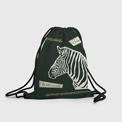 Мешок для обуви Зебра-коллаж