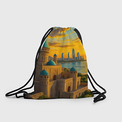 Мешок для обуви Баку сплетение эпох на закате