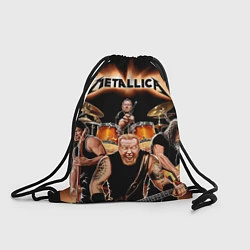 Рюкзак-мешок Metallica Band, цвет: 3D-принт