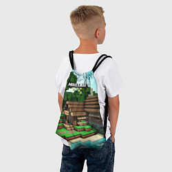 Рюкзак-мешок Minecraft House, цвет: 3D-принт — фото 2