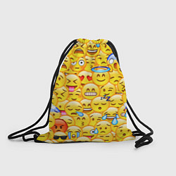 Рюкзак-мешок Emoji, цвет: 3D-принт