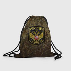 Рюкзак-мешок Камуфляж: Россия, цвет: 3D-принт