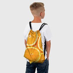 Рюкзак-мешок Апельсин, цвет: 3D-принт — фото 2