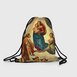 Рюкзак-мешок Сикстинская Мадонна, цвет: 3D-принт