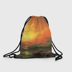 Рюкзак-мешок Айвазовский - 9 Вал, цвет: 3D-принт