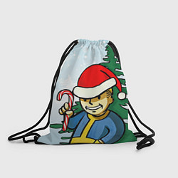 Рюкзак-мешок Fallout Christmas, цвет: 3D-принт