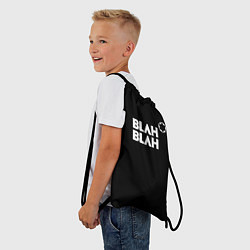 Рюкзак-мешок Blah-blah, цвет: 3D-принт — фото 2