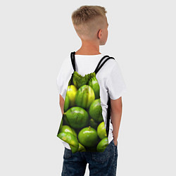 Рюкзак-мешок Лаймовая, цвет: 3D-принт — фото 2