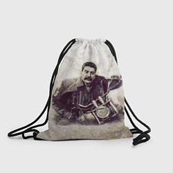 Рюкзак-мешок Сталин байкер, цвет: 3D-принт