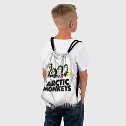 Рюкзак-мешок Arctic Monkeys: Music Wave, цвет: 3D-принт — фото 2