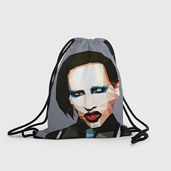 Рюкзак-мешок Mаrilyn Manson Art, цвет: 3D-принт