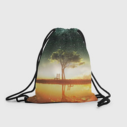 Рюкзак-мешок Дерево, цвет: 3D-принт