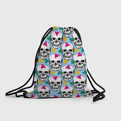 Рюкзак-мешок Черепки, цвет: 3D-принт