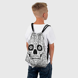 Рюкзак-мешок Мексиканский череп, цвет: 3D-принт — фото 2