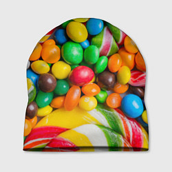 Шапка Сладкие конфетки, цвет: 3D-принт