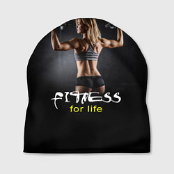 Шапка Fitness for life, цвет: 3D-принт