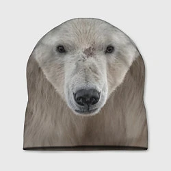 Шапка Белый медведь, цвет: 3D-принт