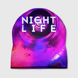 Шапка Night life, цвет: 3D-принт