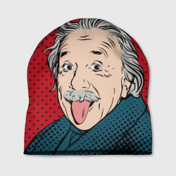Шапка Альберт Эйнштейн: Поп-арт, цвет: 3D-принт