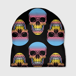 Шапка Neon skull!, цвет: 3D-принт