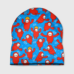 Шапка Fall guys red