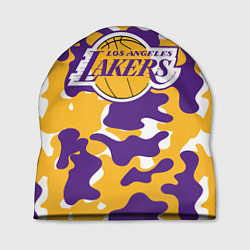 Шапка LA LAKERS ЛЕЙКЕРС, цвет: 3D-принт