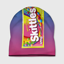 Шапка Skittles Желтый, цвет: 3D-принт