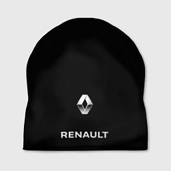 Шапка Renault логотип на черном фоне