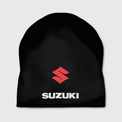 Шапка SUZUKI - Красный логотип, цвет: 3D-принт