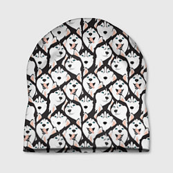 Шапка Сибирский Хаски Husky, цвет: 3D-принт