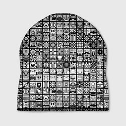 Шапка Geometry Dash: BW Pattern, цвет: 3D-принт