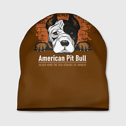 Шапка Американский Питбультерьер Pit Bull Terrier