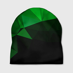 Шапка Изумрудный Зеленый Геометрия, цвет: 3D-принт