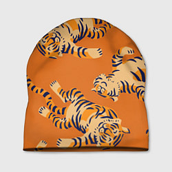 Шапка Тигр паттерн, цвет: 3D-принт