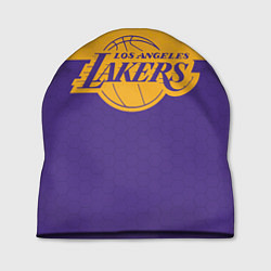 Шапка LAKERS LINE HEXAGON SPORT, цвет: 3D-принт