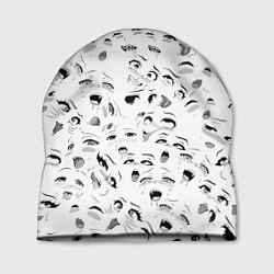 Шапка Ахегао без границ, цвет: 3D-принт