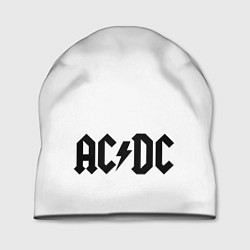 Шапка ACDC white