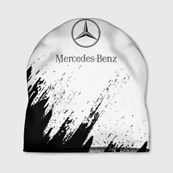 Шапка Mercedes-Benz - White texture, цвет: 3D-принт