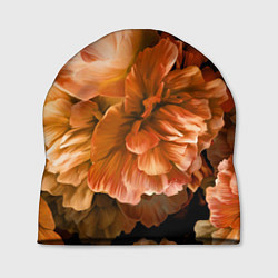 Шапка Цветы Пионы, цвет: 3D-принт