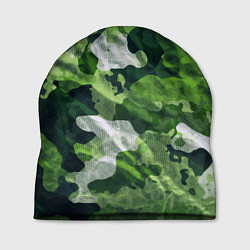 Шапка Camouflage Pattern Камуфляж Паттерн, цвет: 3D-принт