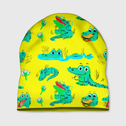 Шапка GREEN CROCODILES, цвет: 3D-принт
