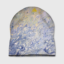 Шапка Абстрактное множество мазков серой краски